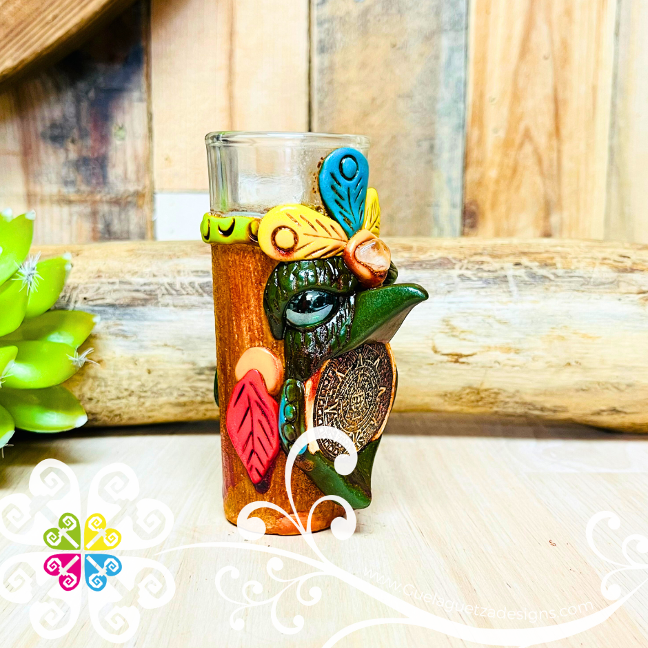 Eagle Tequila Shot Glass - Epoxy Clay Tequilero