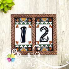 Colonial Mexican House Numbers - Tiles Numbers