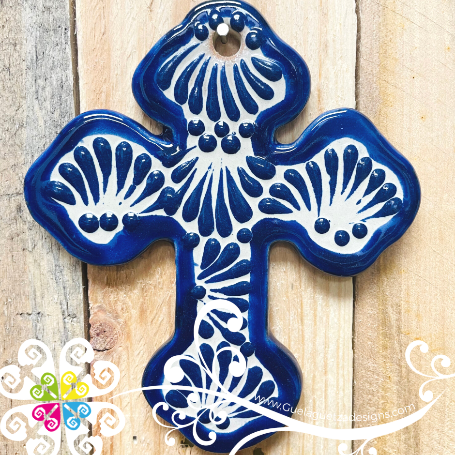 Small Talavera Cross- Talavera Home Decor