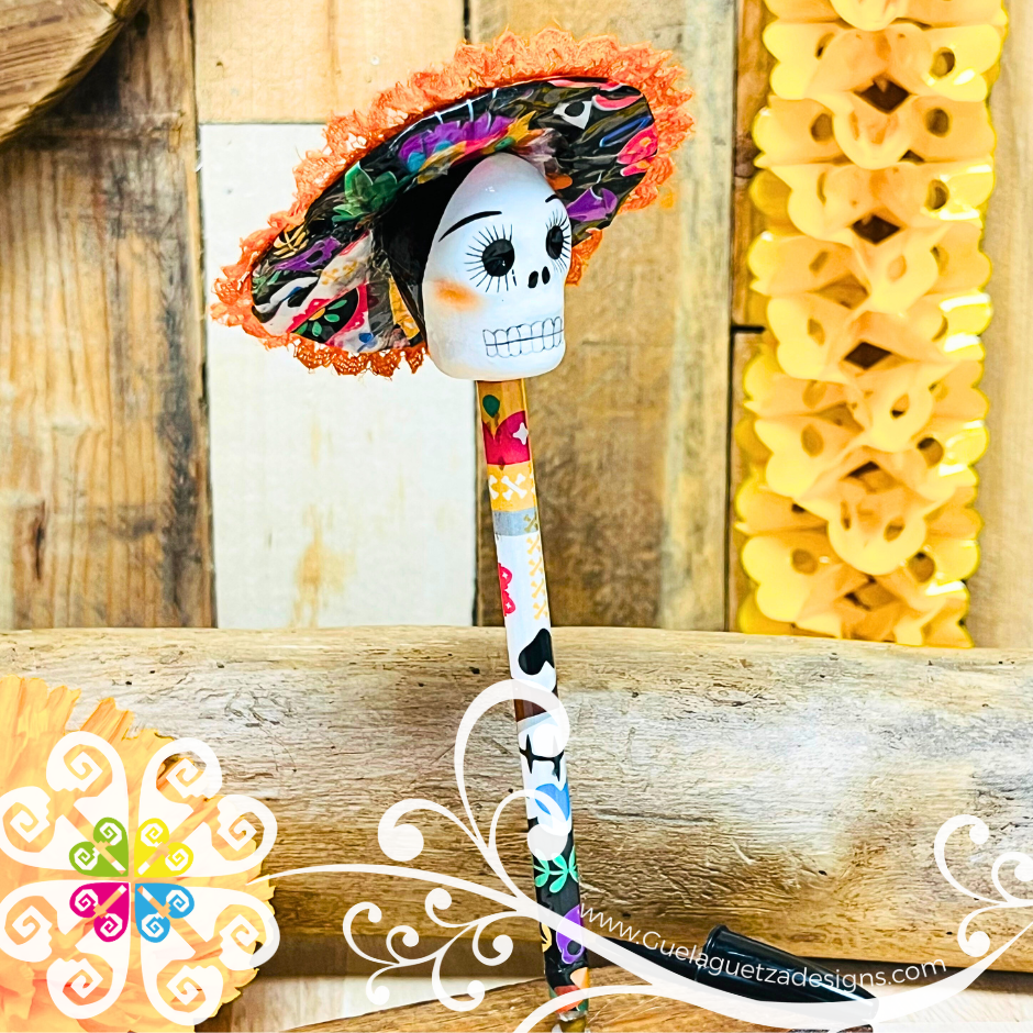 Ceramic Catrina Pen