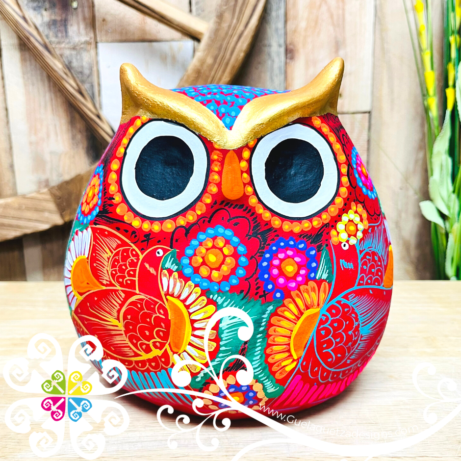 Medium Hand Paint Owl