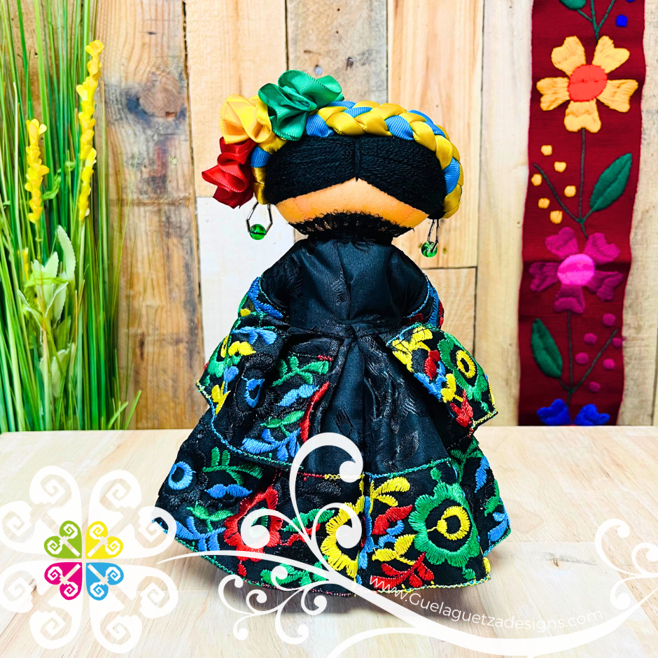 Chiapas Dress Mexican Otomi Doll - Fina