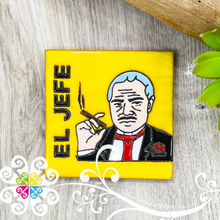 El Jefe - Mexican Loteria Coaster Tile