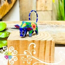 Mini Bull Alebrije Handcarve Wood Decoration Figure