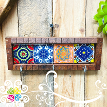 Talavera Tiles Keyholder - Talavera Keyholder