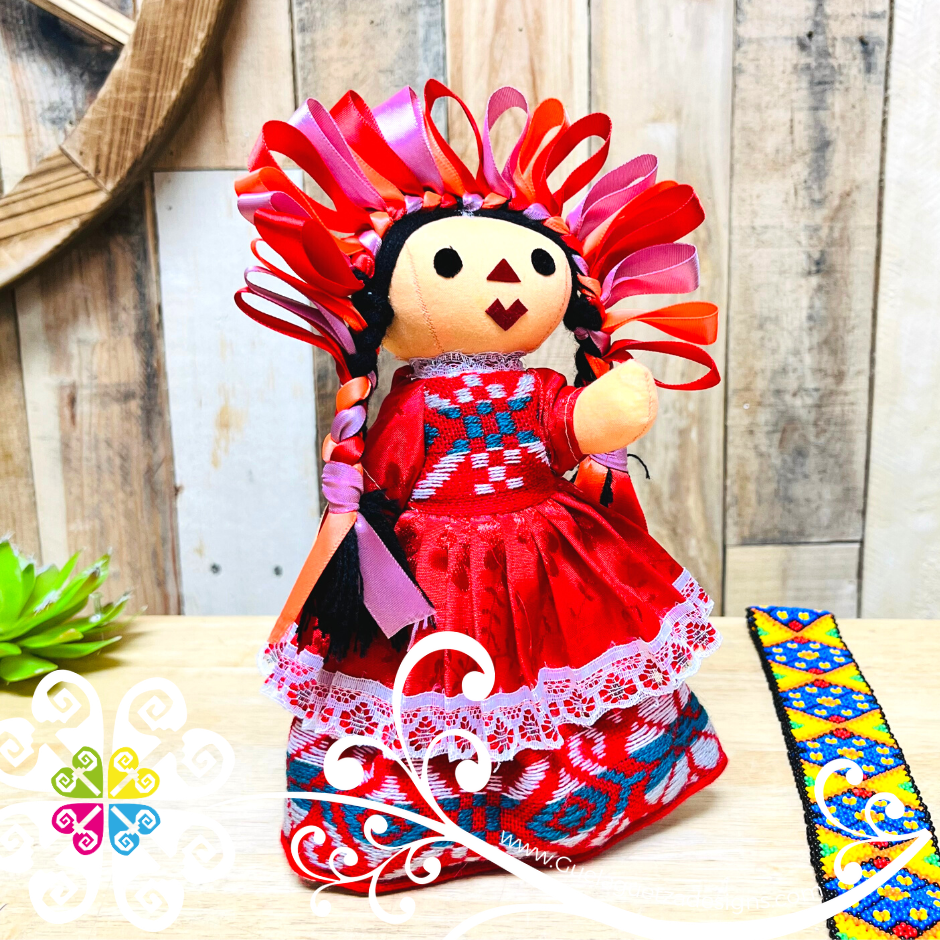 Multicolor Maria Mexicana Otomi Doll - Fina