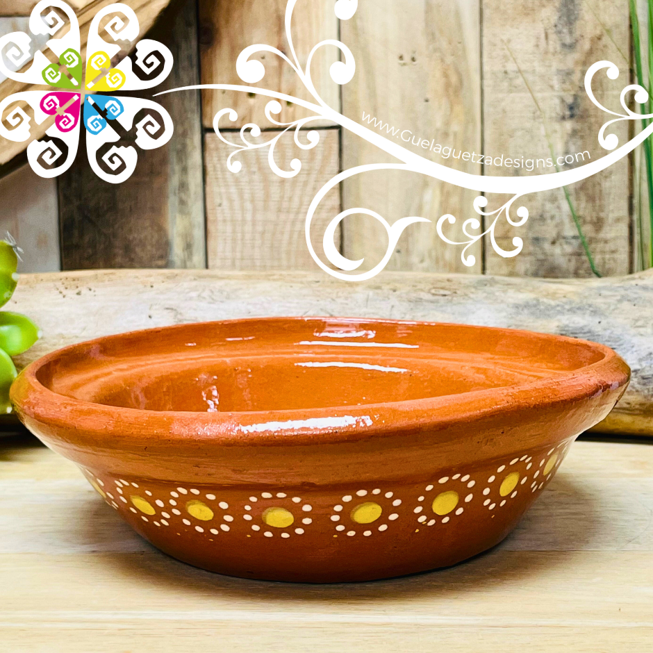 Set of 4 Medium Capula Pozolero Sencillo - Set Capula Sencillo Clay Bowl