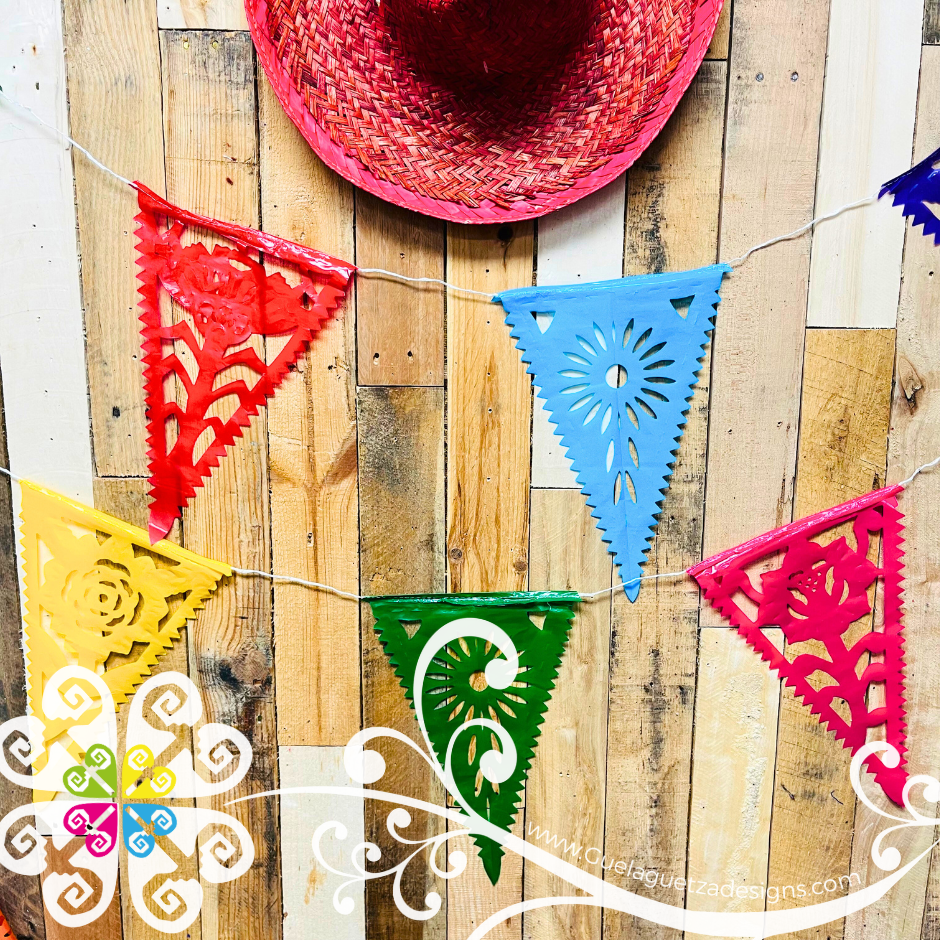 Picos Fiesta Banner -  Plastico Picado