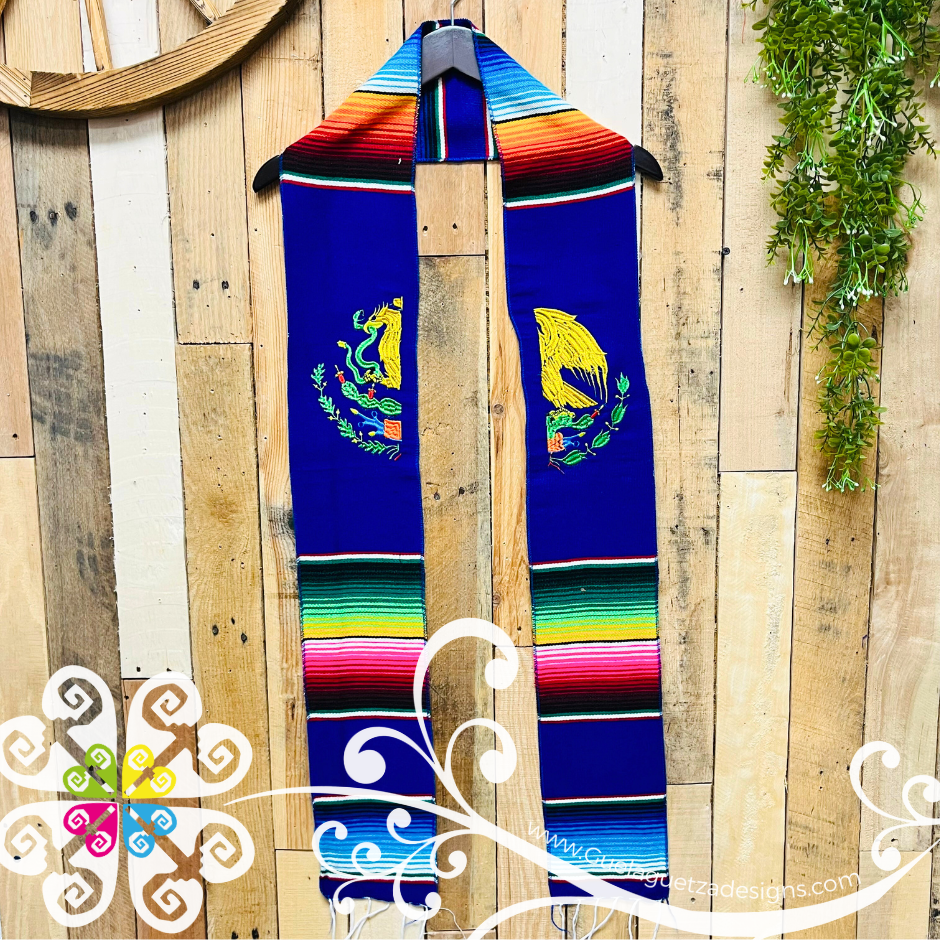 Mexican Pride Sarape Graduation Stole