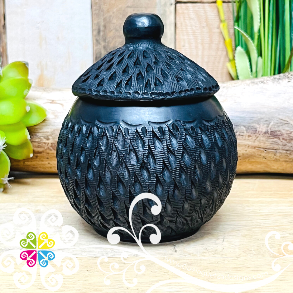 Sugar Bowl Black Clay - Barro Negro Oaxaca