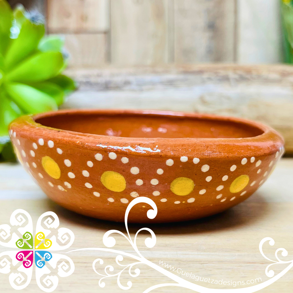 Set of 4 Small Capula Sencillo Salcero - Set Capula Sencillo Clay Bowl