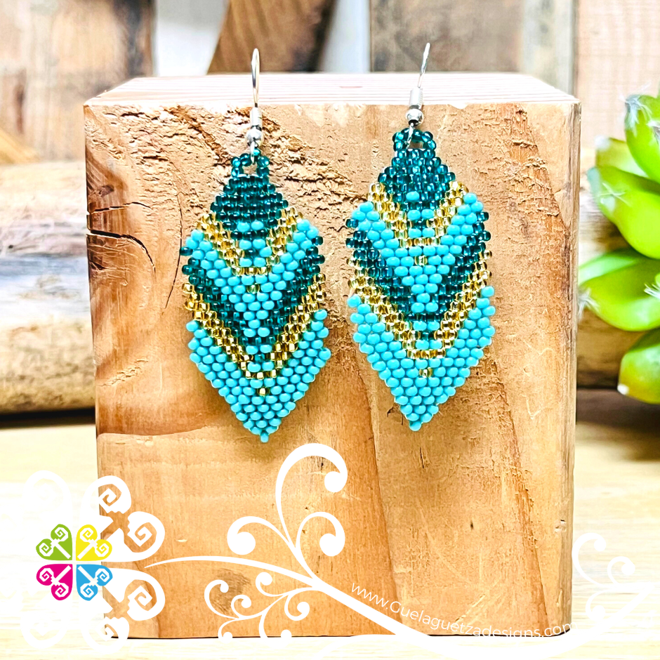 Pluma Beaded Earring