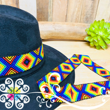 Multicolor Beaded Toquilla Hat - Pride Collection