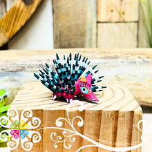 Mini Porcupine Alebrije Handcarve Wood Decoration Figure