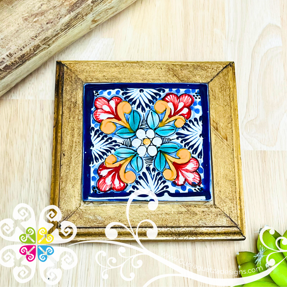 Rustic Square Talavera Trivet Stand - Talavera Home