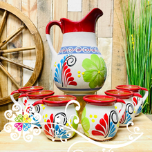 Clay Pato Pitcher Set - 6 Mugs