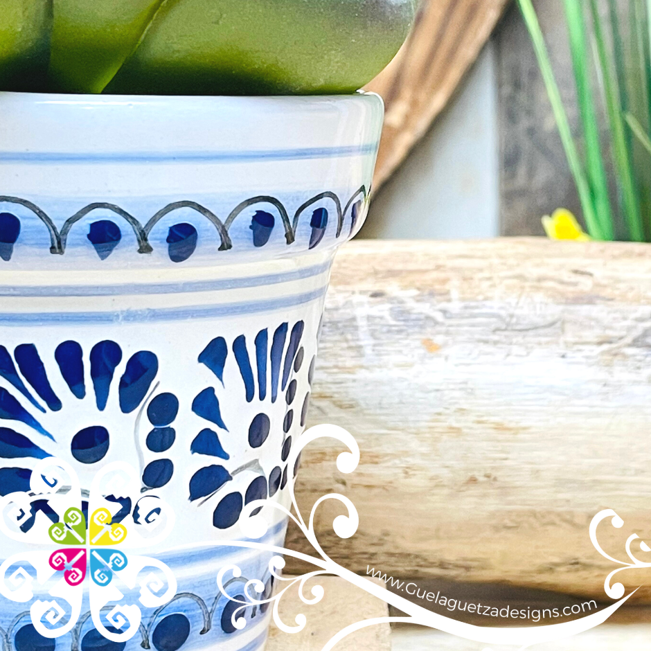 Small Talavera Pot - Maceta