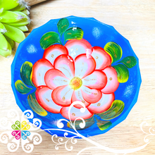 Blue Guerrero Hand Painted Salsa Bowl - Salcero De Barro