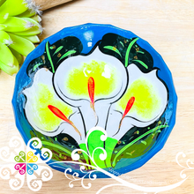 Blue Guerrero Hand Painted Salsa Bowl - Salcero De Barro