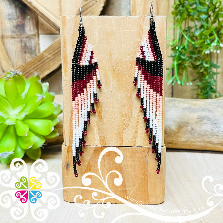 Beaded Angel Wings Earrings