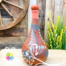 Feathers Garifa Tequilero - Tequila Clay Bottle