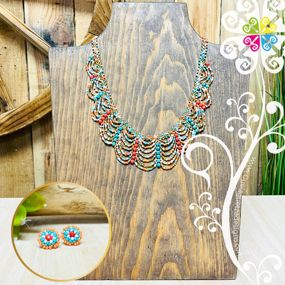 Beaded Reyna Necklace Set