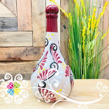 Feathers Garifa Tequilero - Tequila Clay Bottle