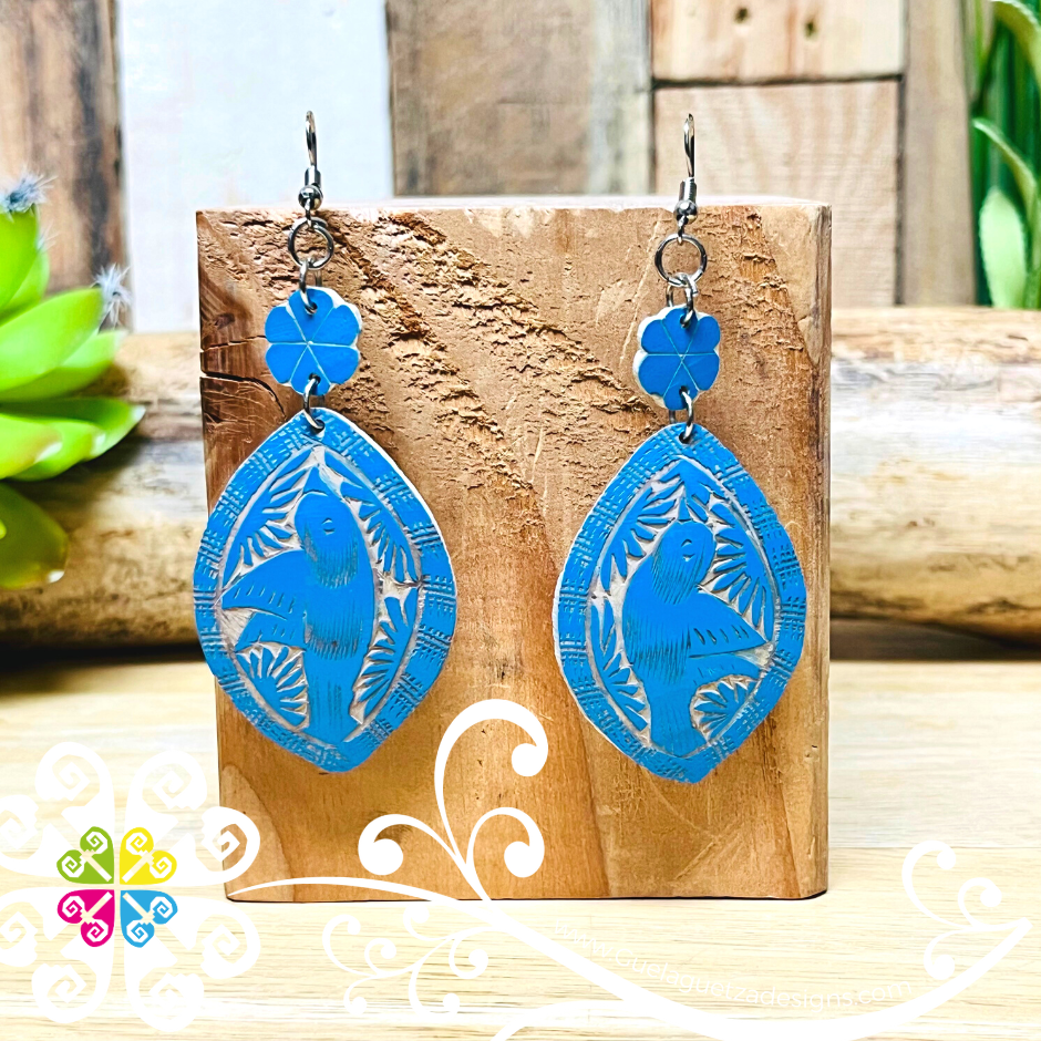 Jicara Oval Artisan Earrings - Earrings