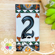 Colonial Mexican House Numbers - Tiles Numbers