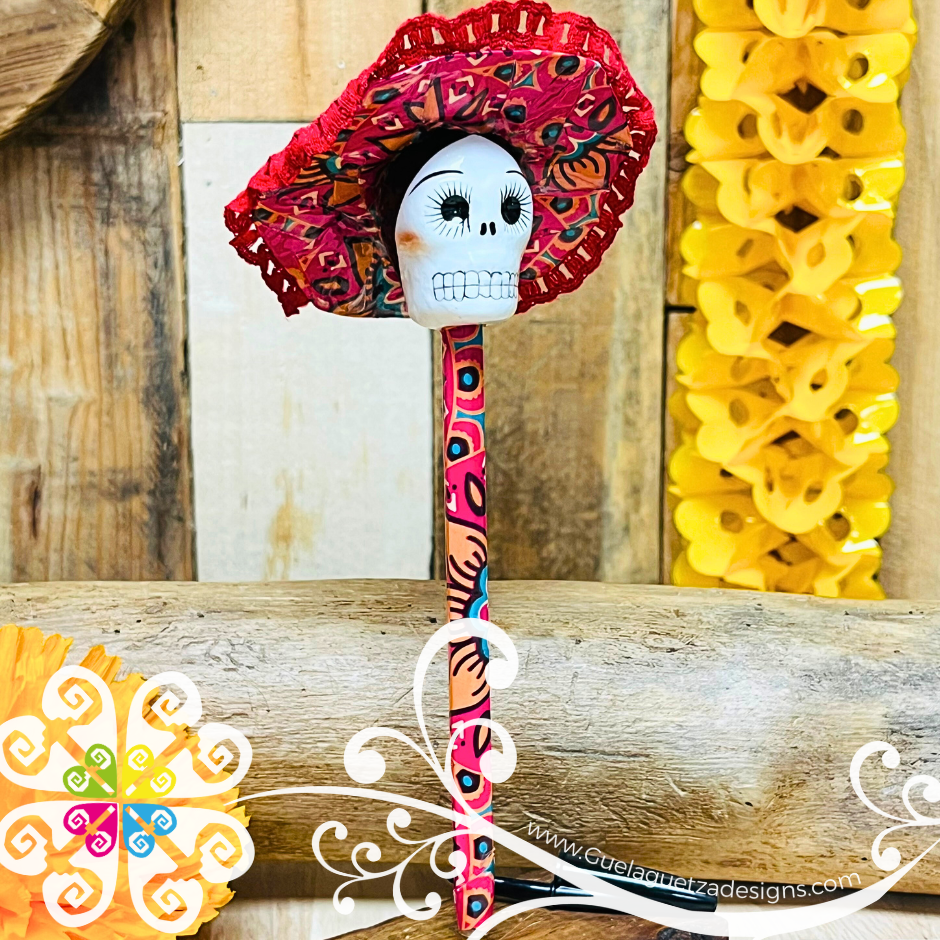 Ceramic Catrina Pen