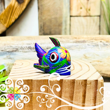 Mini Betta Fish Alebrije Handcarve Wood Decoration Figure