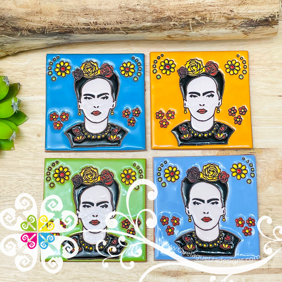 Frida Coaster Set - Set of Clay Coasters