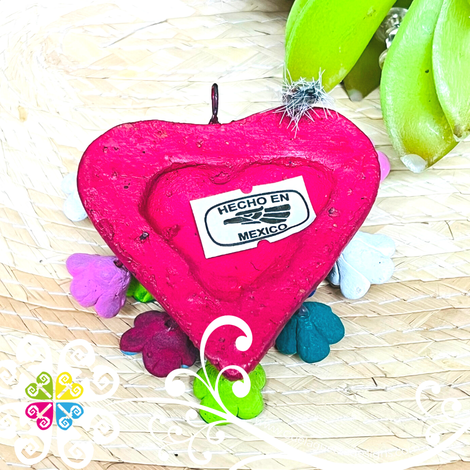 Mini Flower Garden Design Heart - Corazon de la Vida - Barro Cocido