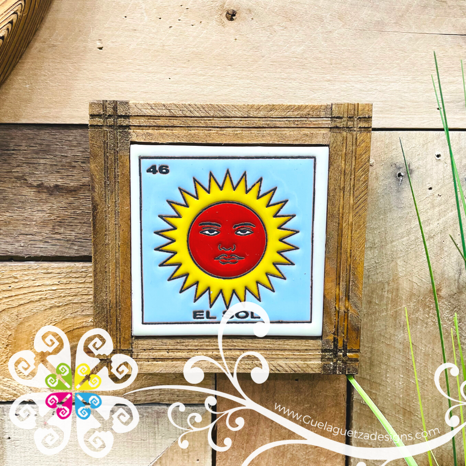 El Sol - Loteria Wall Art