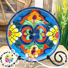 Large Floral Talavera Plate