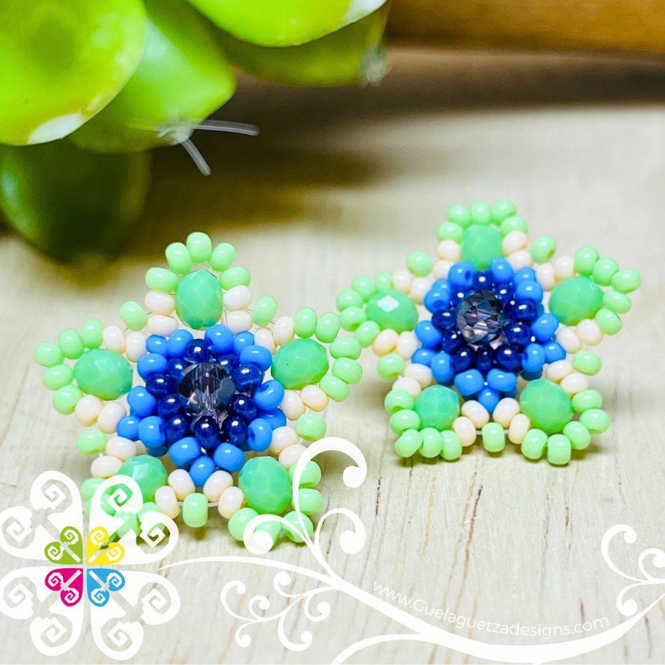 Beaded Estrella Studs