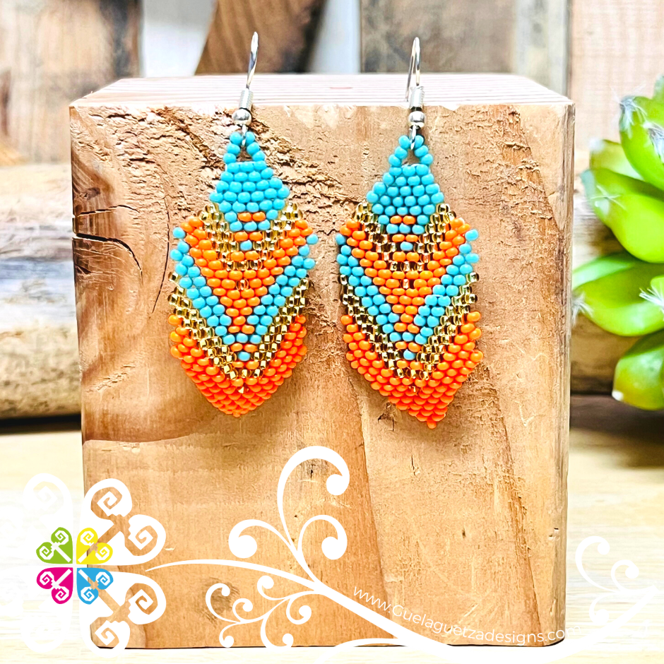 Pluma Beaded Earring