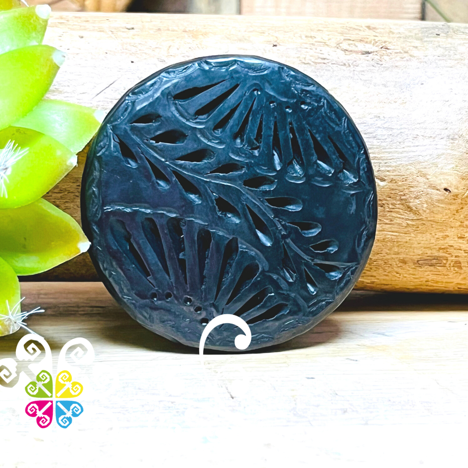 Small Tambor Jewelry Box - Barro Negro Oaxaca