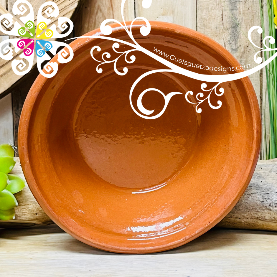 Set of 4 Medium Capula Pozolero Sencillo - Set Capula Sencillo Clay Bowl