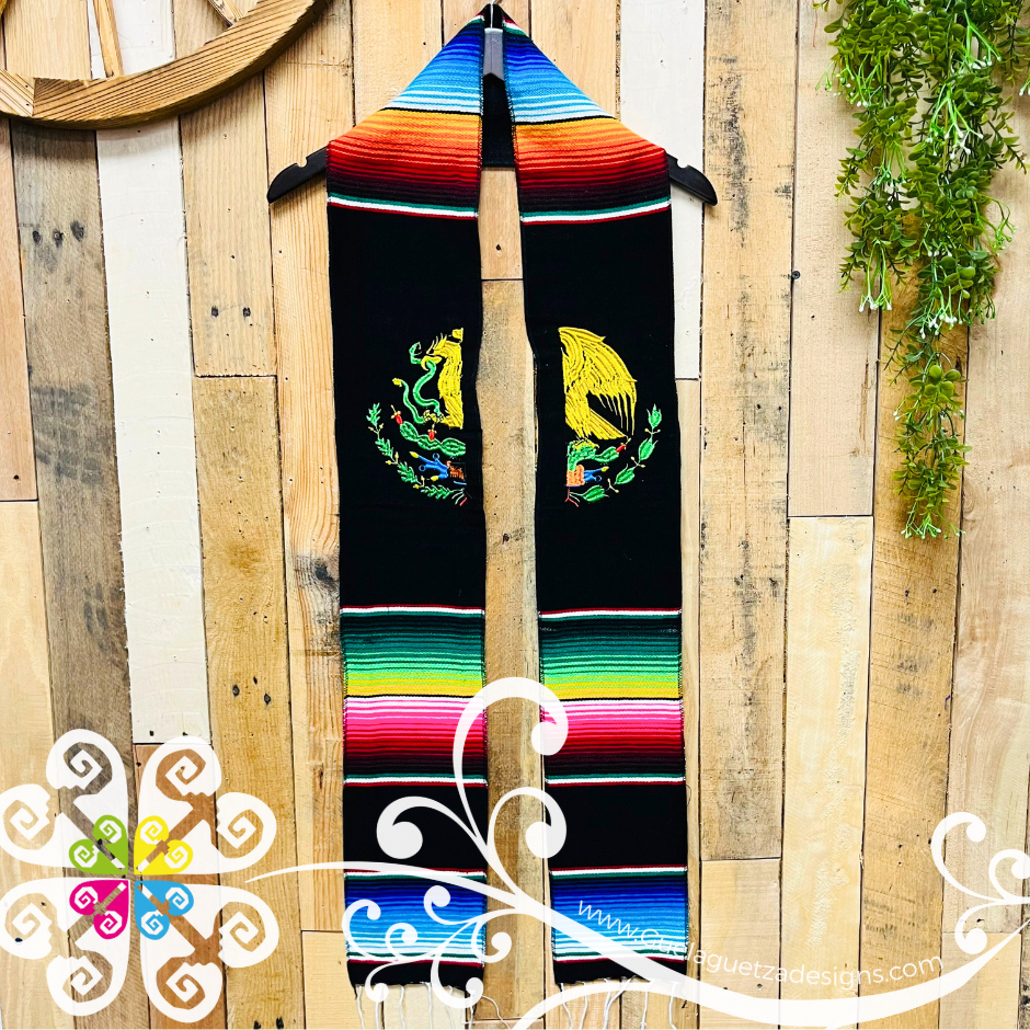 Mexican Pride Sarape Graduation Stole