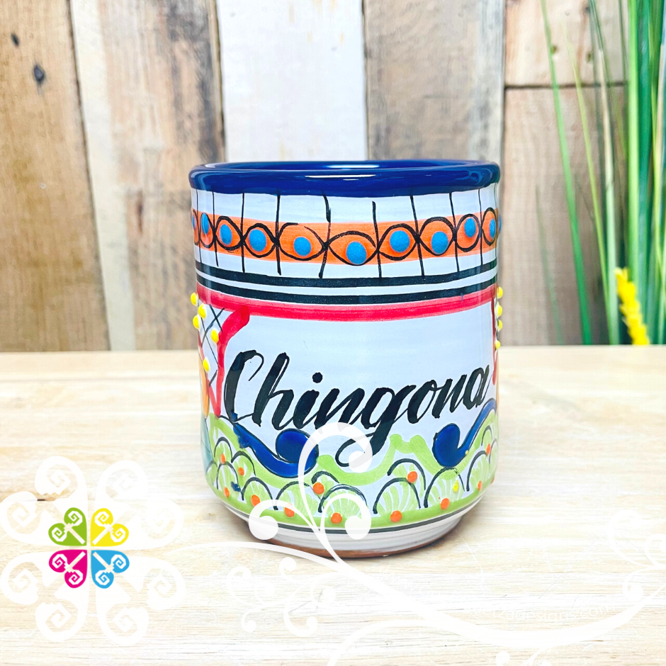 Chingona Floral Bouquet - Single Talavera Mug