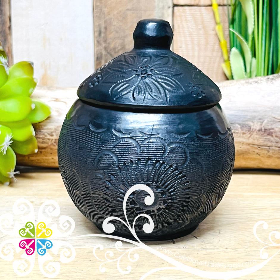 Sugar Bowl Black Clay - Barro Negro Oaxaca