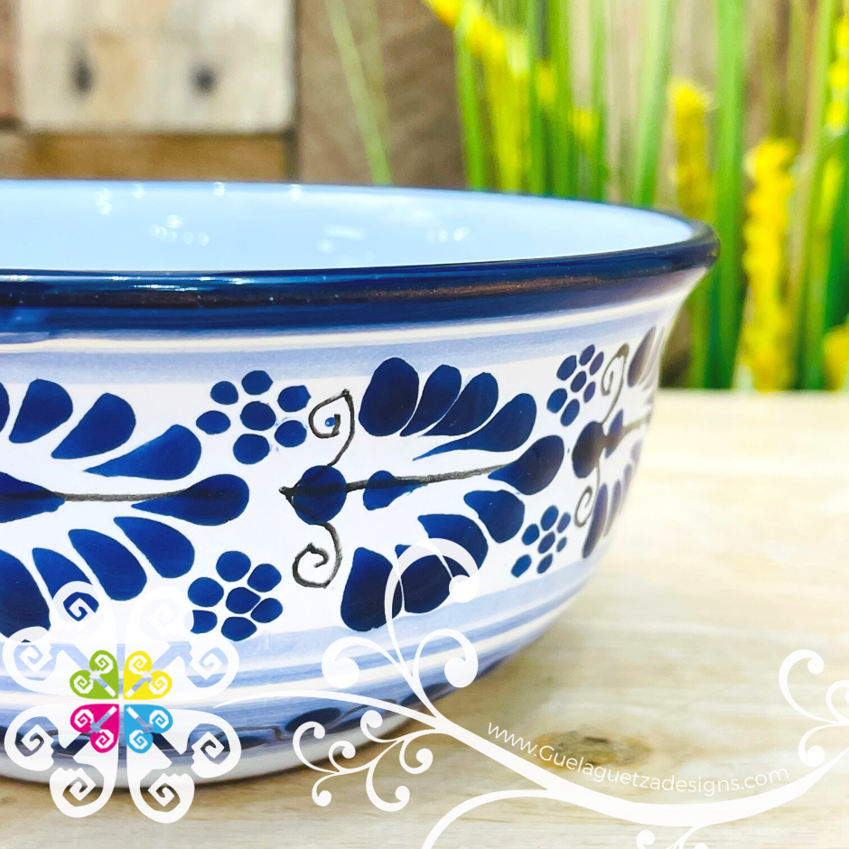 Blue Talavera Small Bowl - Single Talavera Bowl