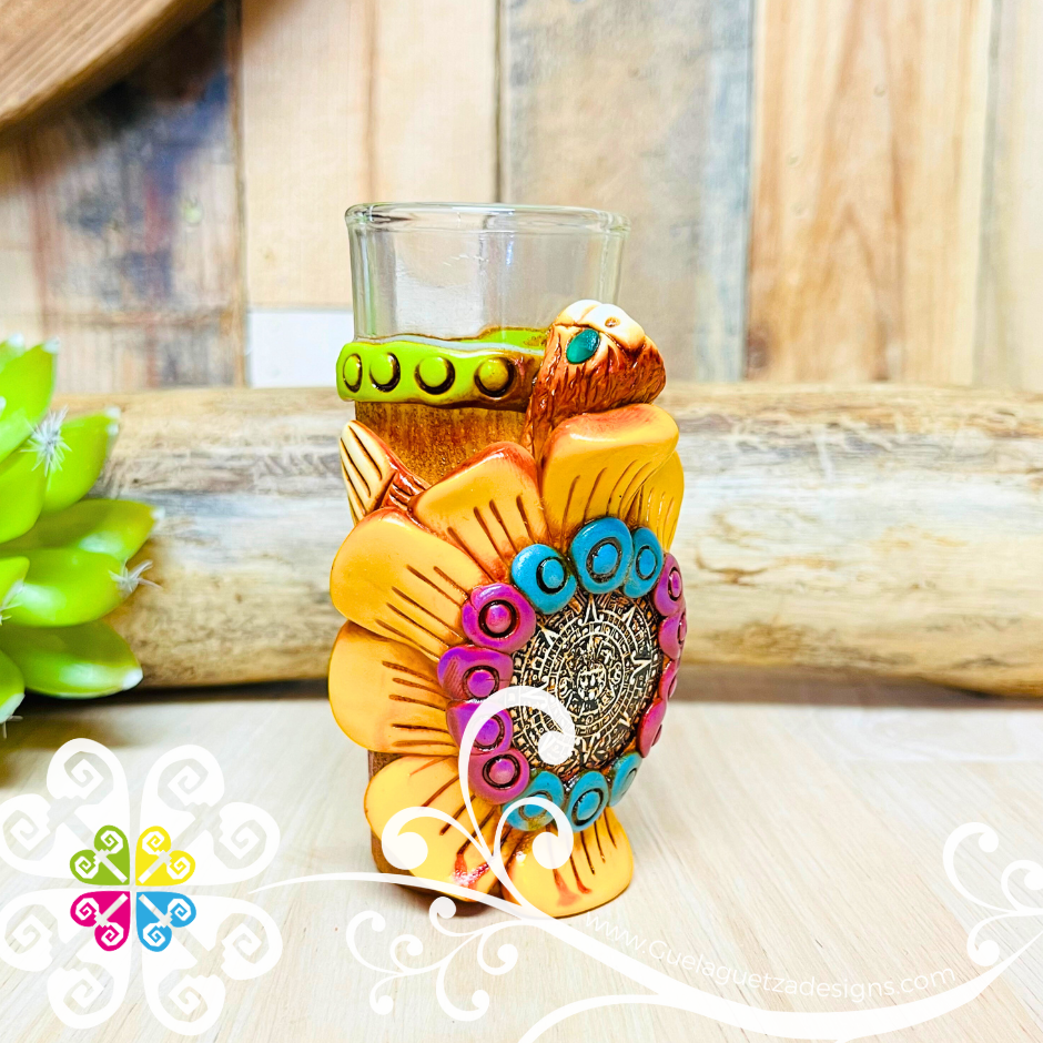 Turtle Tequila Shot Glass - Epoxy Clay Tequilero