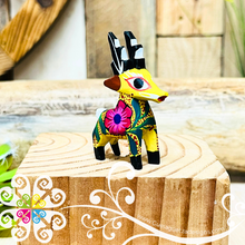 Mini Deer Alebrije Handcarve Wood Decoration Figure