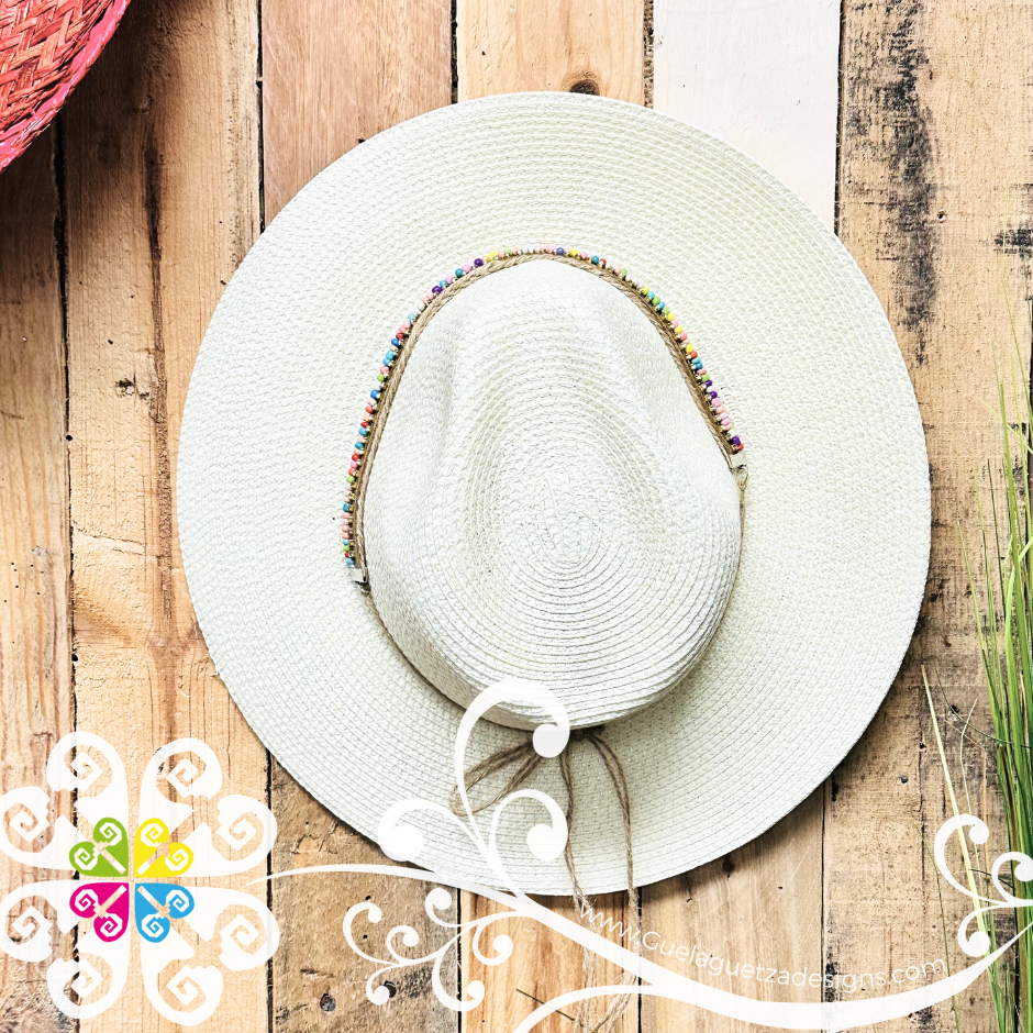 Playa Indiana Multicolor Beads - Summer Hat