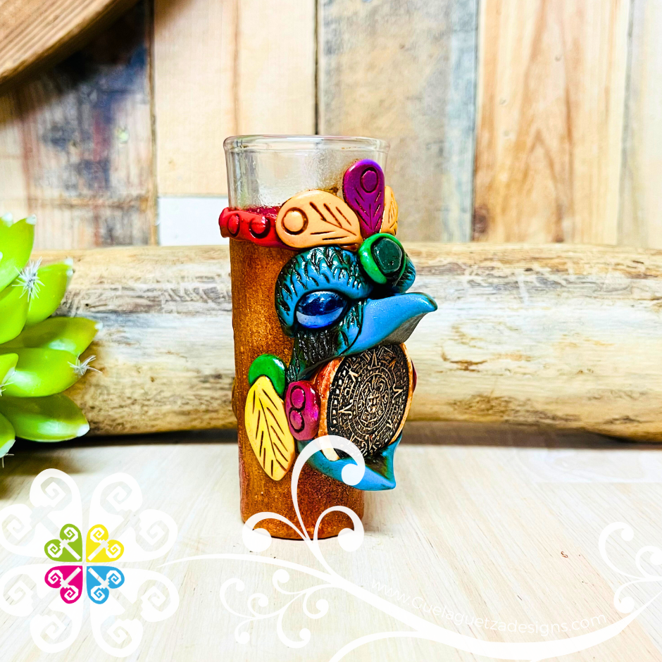 Eagle Tequila Shot Glass - Epoxy Clay Tequilero