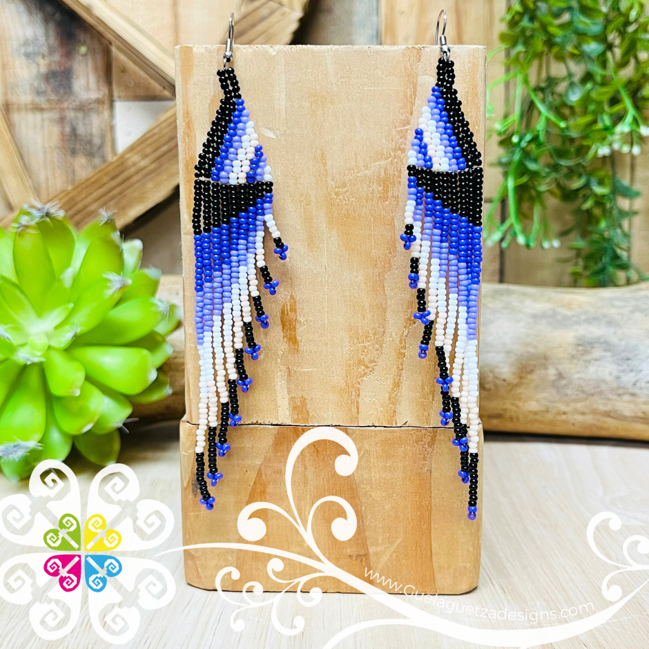 Beaded Angel Wings Earrings