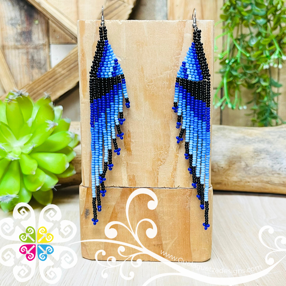 Beaded Angel Wings Earrings