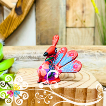 Mini Peacock Alebrije Handcarve Wood Decoration Figure